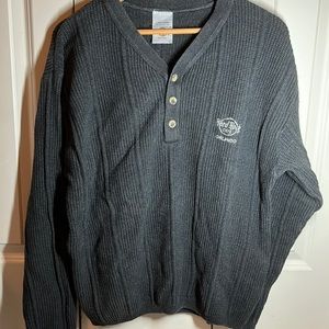 Hard Rock Cafe. X Large. Dark Grey Sweater.